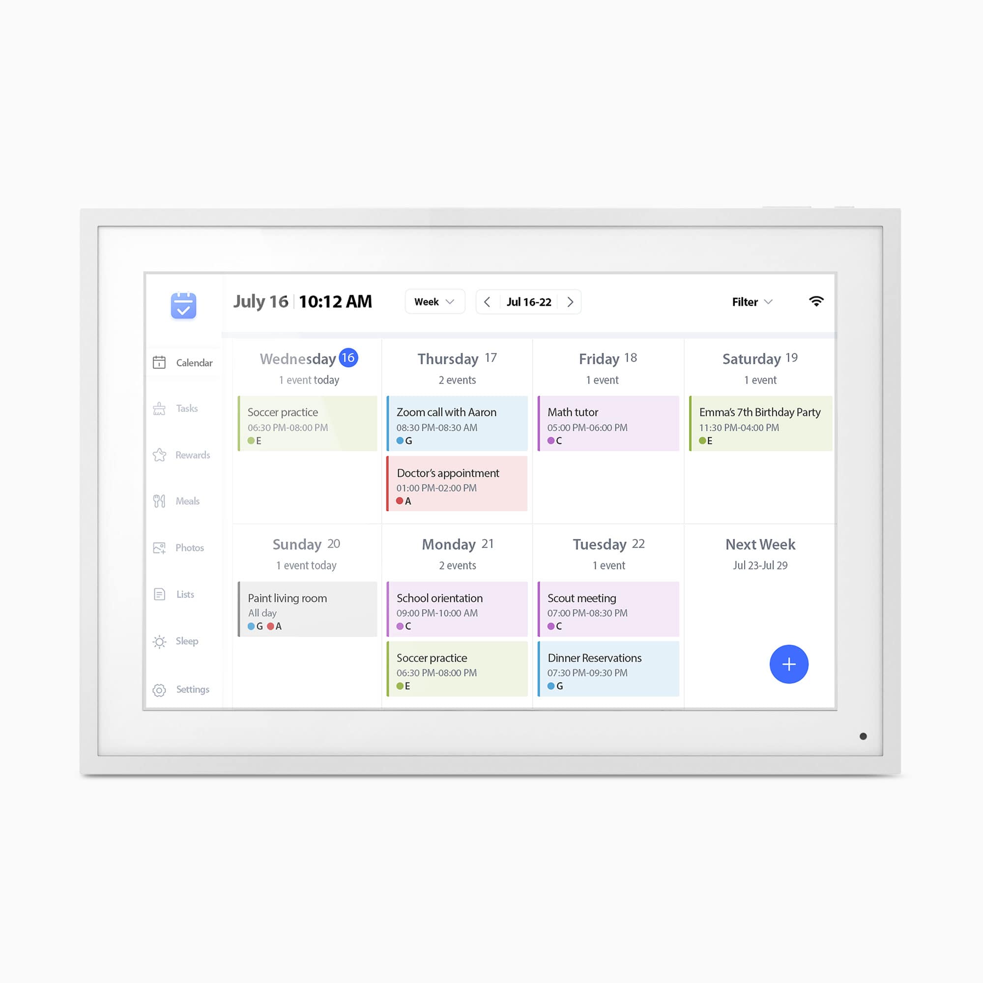 10.1 Smart WiFi Digital Calendar and Photo Frame