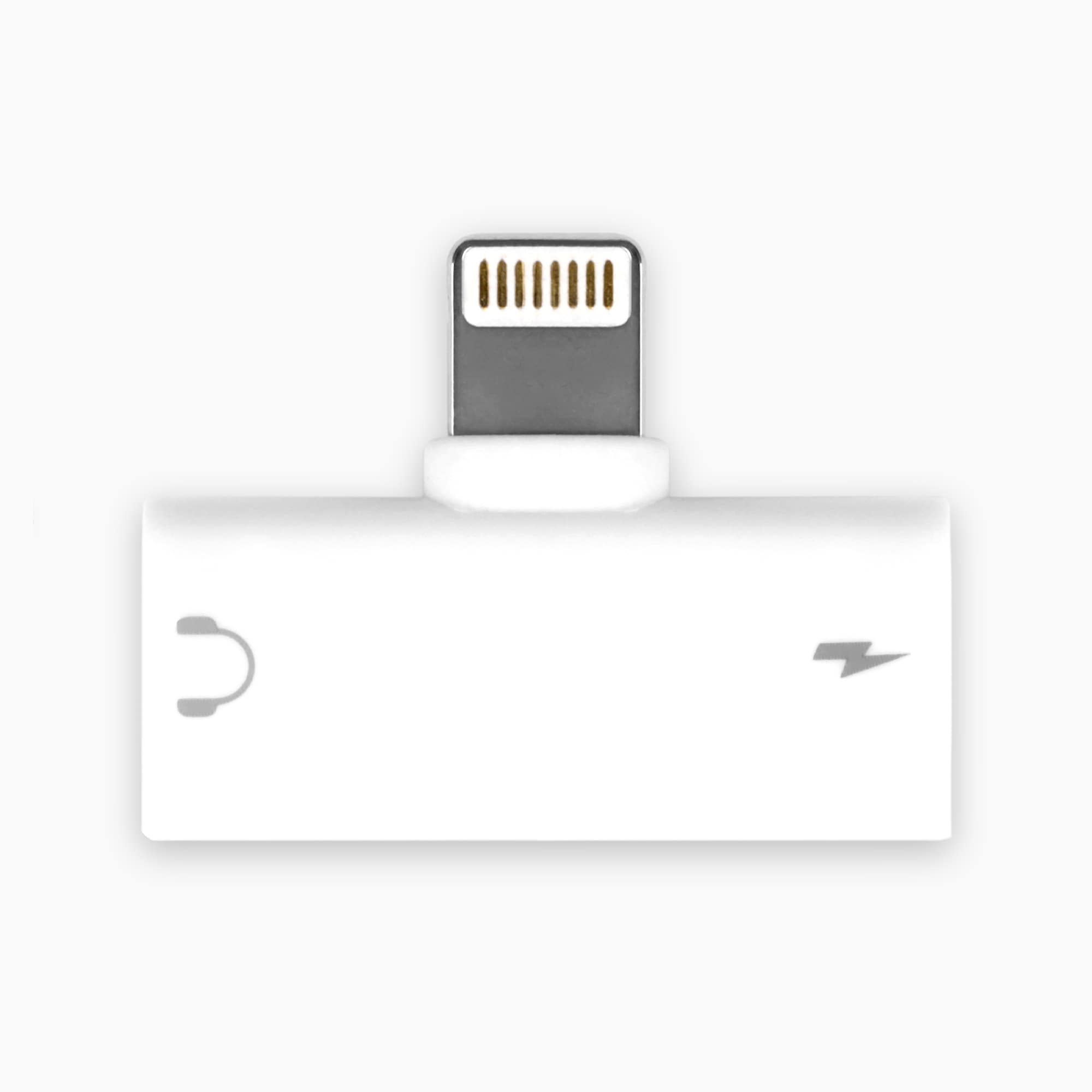 Aluratek Dual-Lightning Adapter for iPhone iPad Main