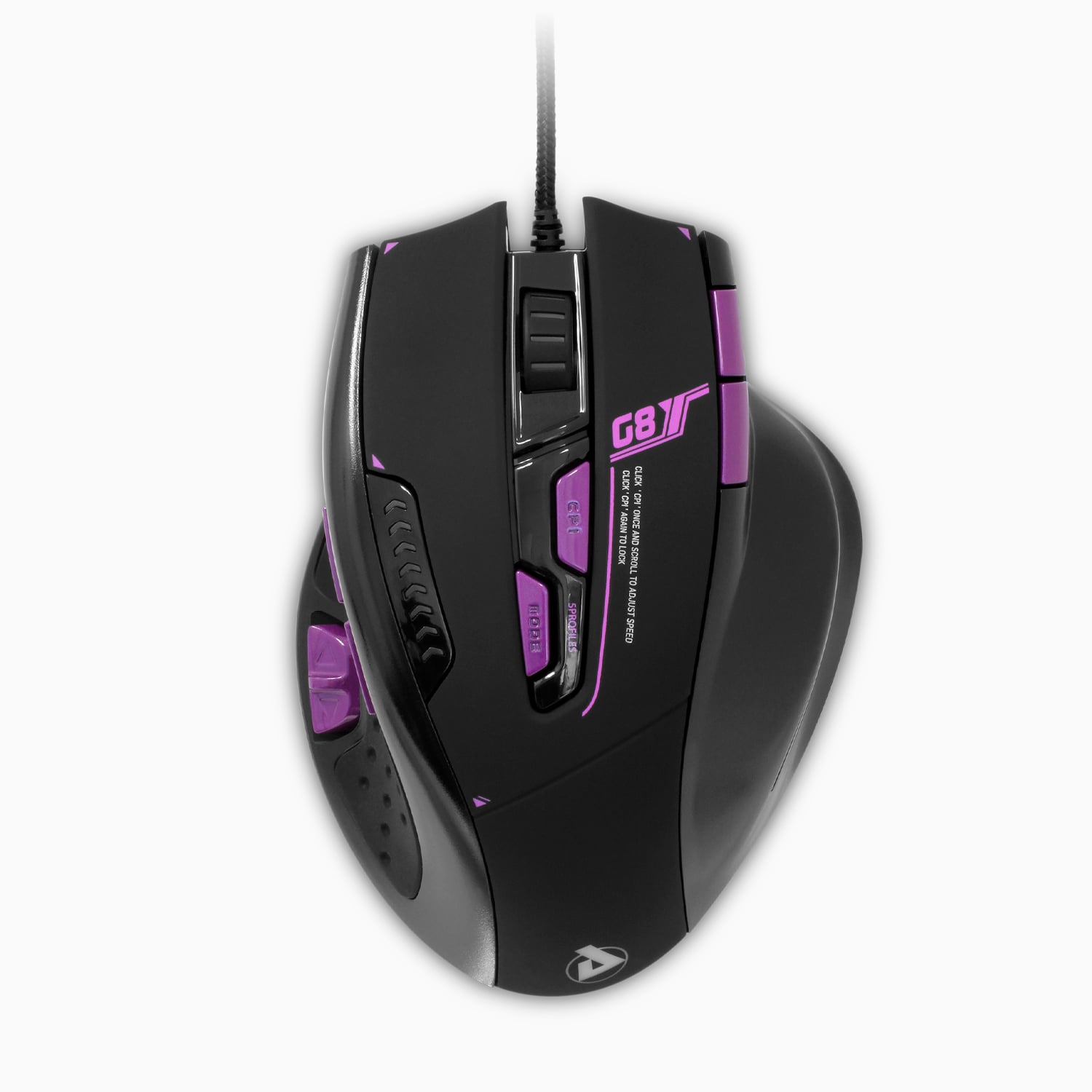 Aluratek G8 USB Laser Gaming Mouse Top