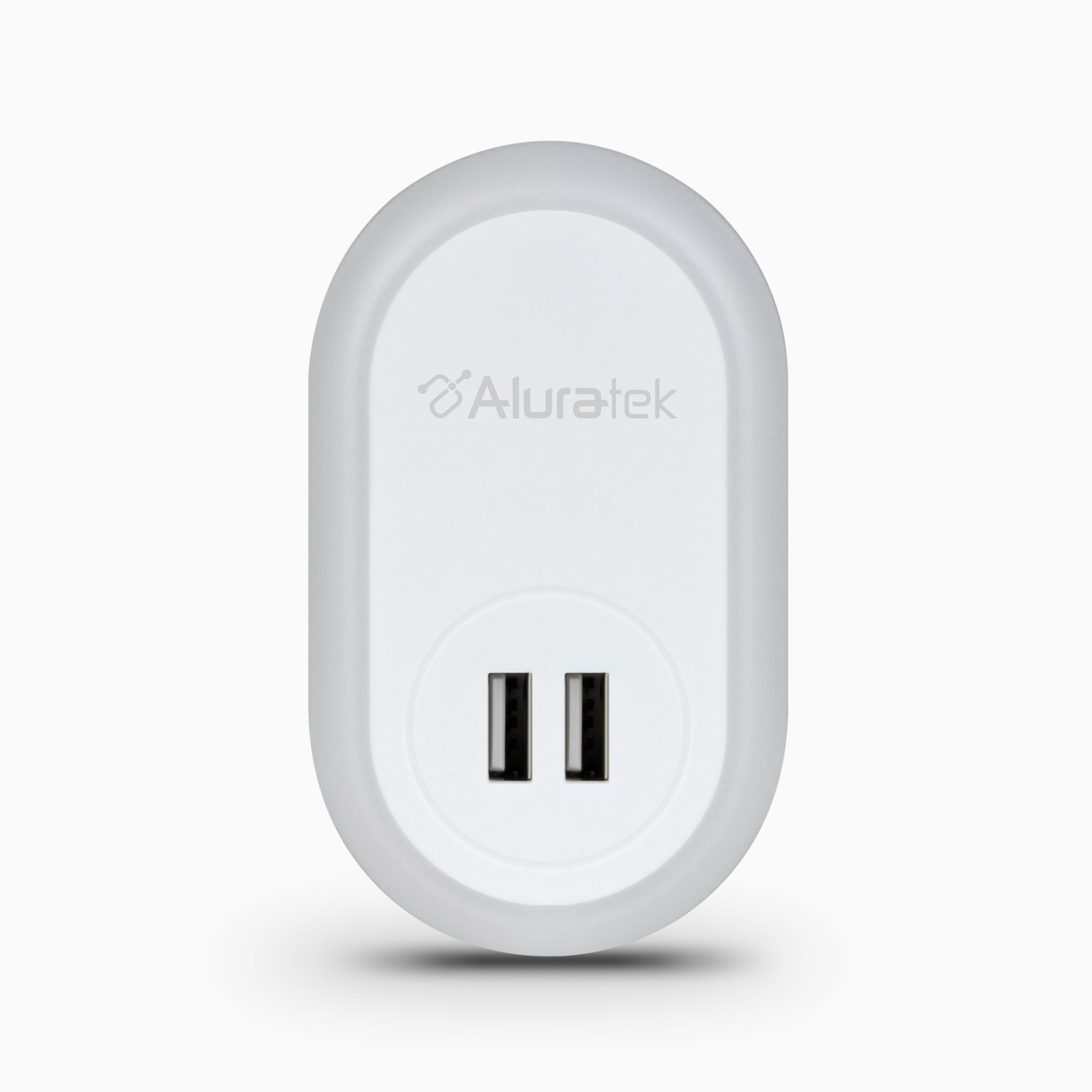 Aluratek LED Nightlight with Dual USB Charging Ports Main