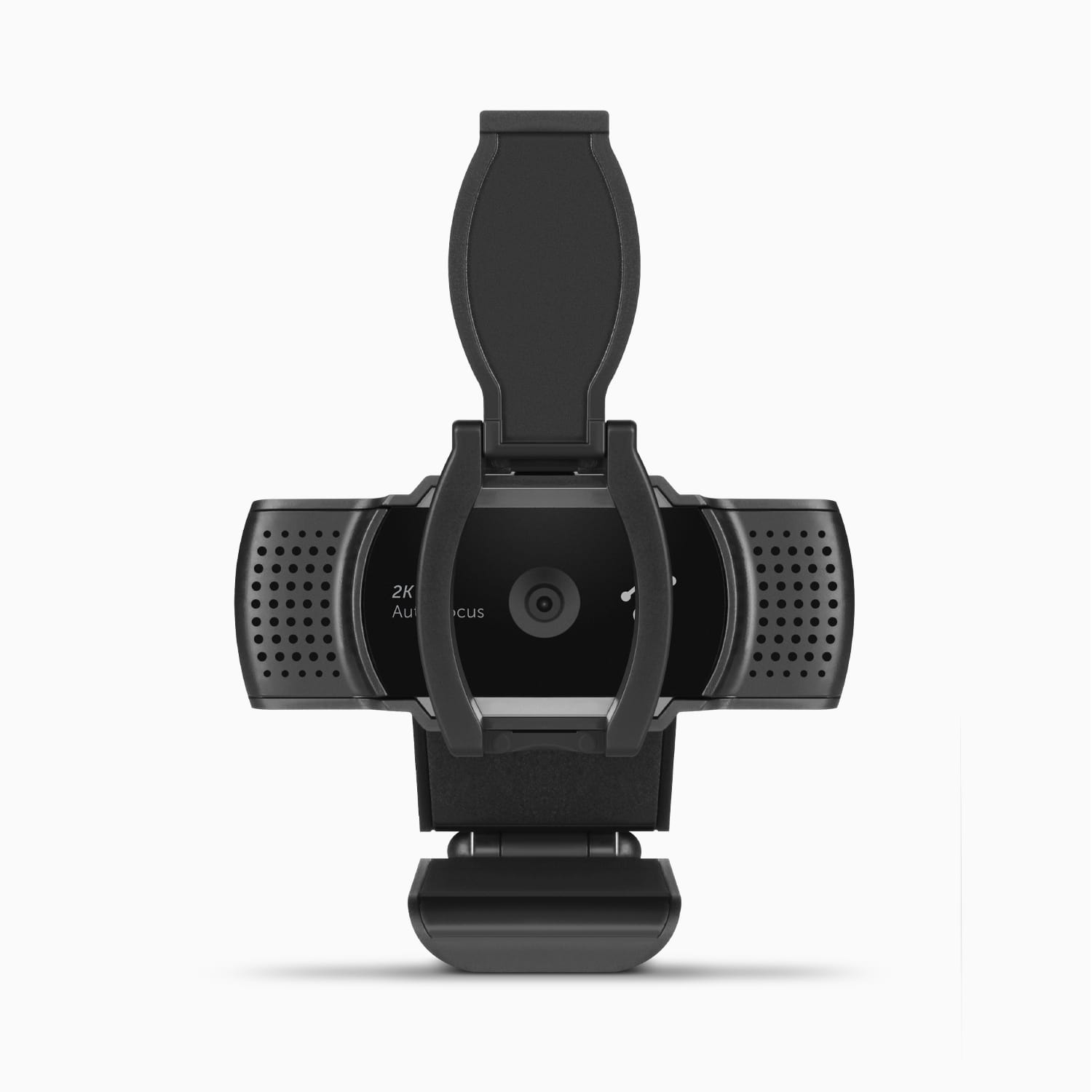 Aluratek Ultra 2K HD Webcam Auto-Focus Dual-Stereo Noise-Cancelling Mics front lense cover