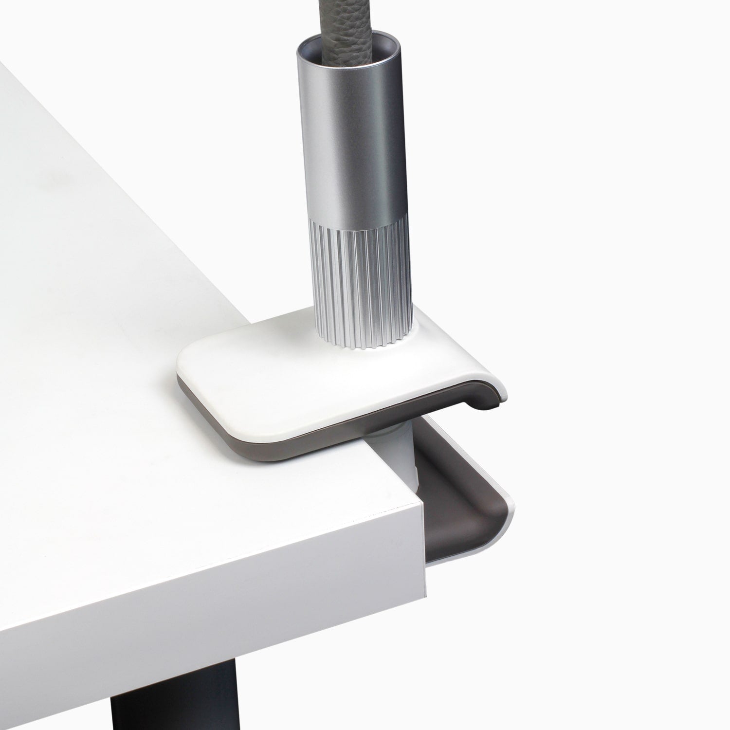 Aluratek Universal Smartphone Tablet Flex Mount white close up mount