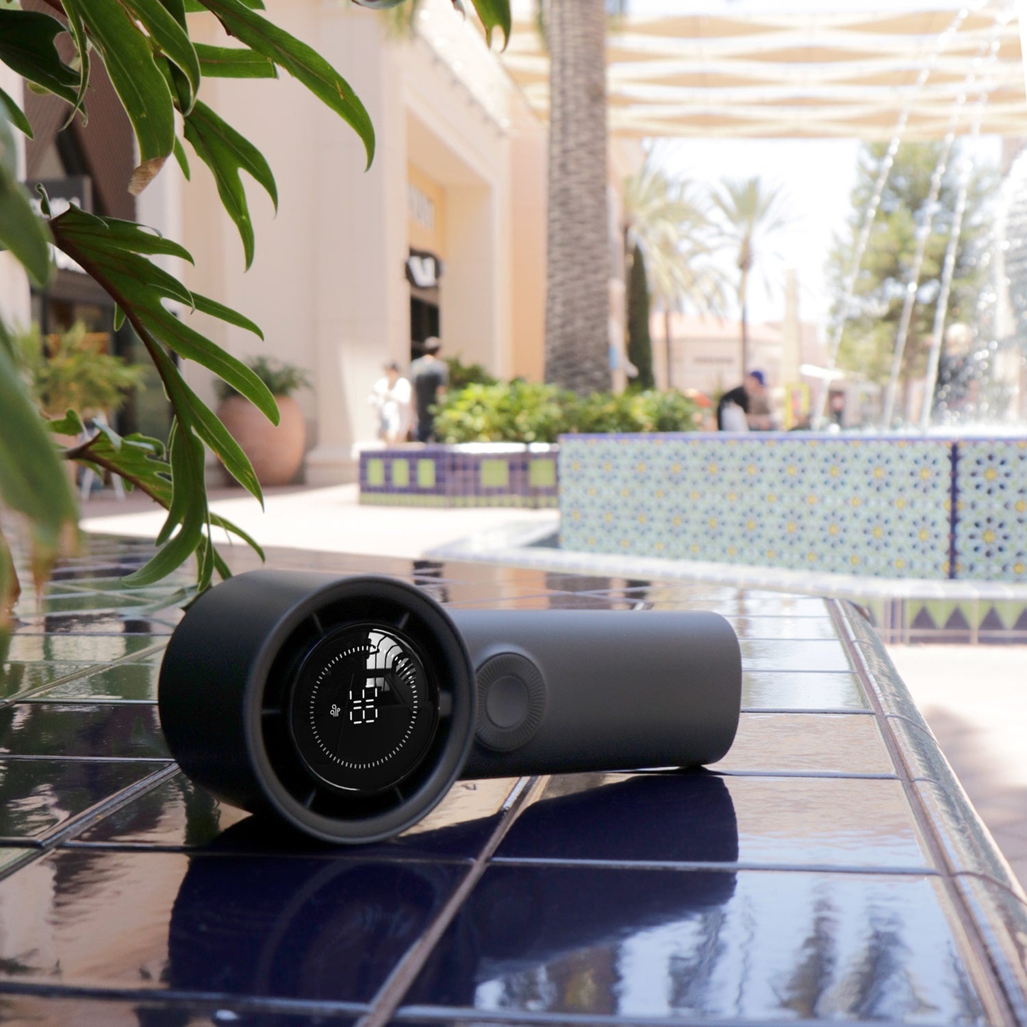 Aluratek Vortex Go Handheld Rechargeable Fan angle solo