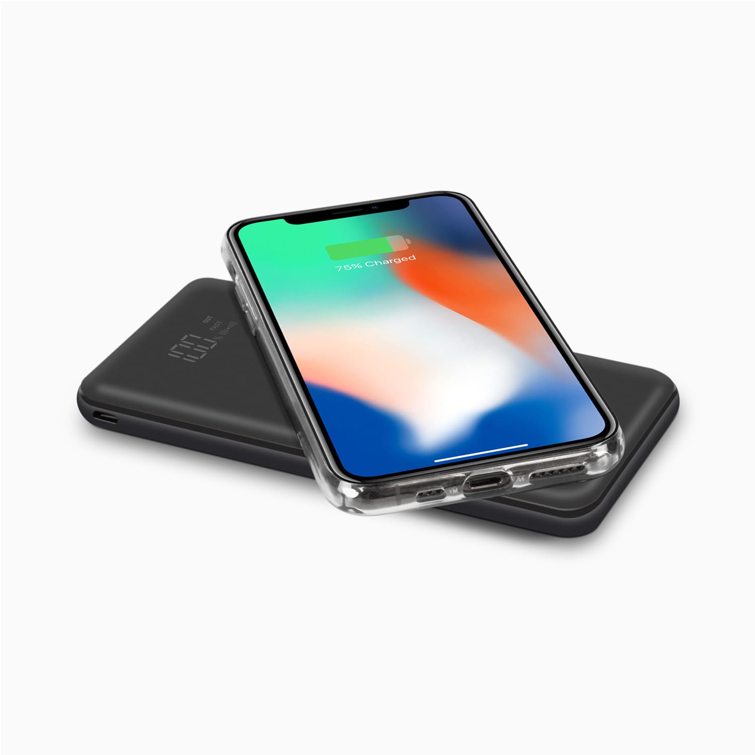 aluratek wireless charging 10k power bank type-C viewer Qi2 charging