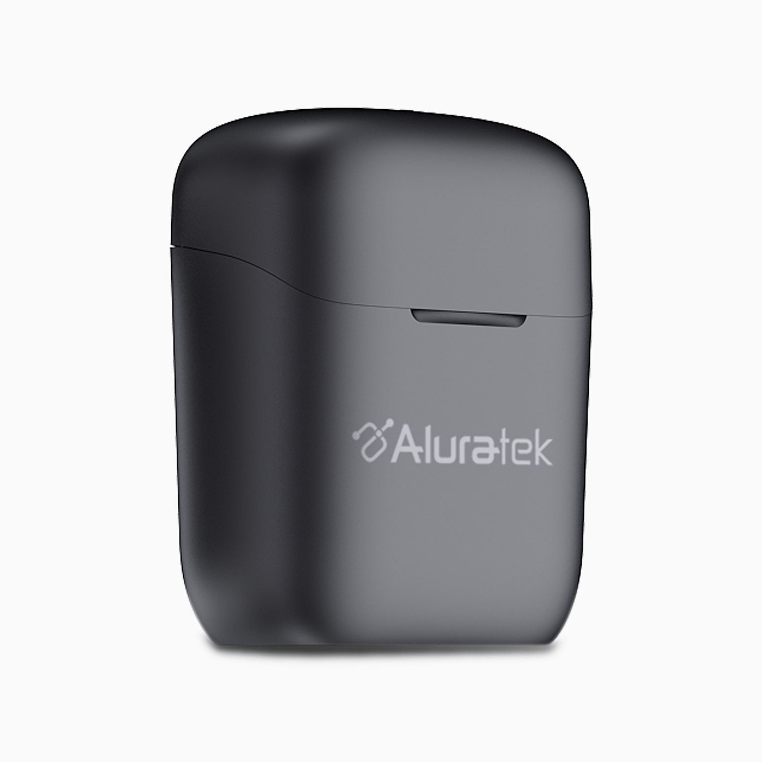 Aluratek Wireless USB-C Vlogging Lapel Microphone with Charging Case Closed Case