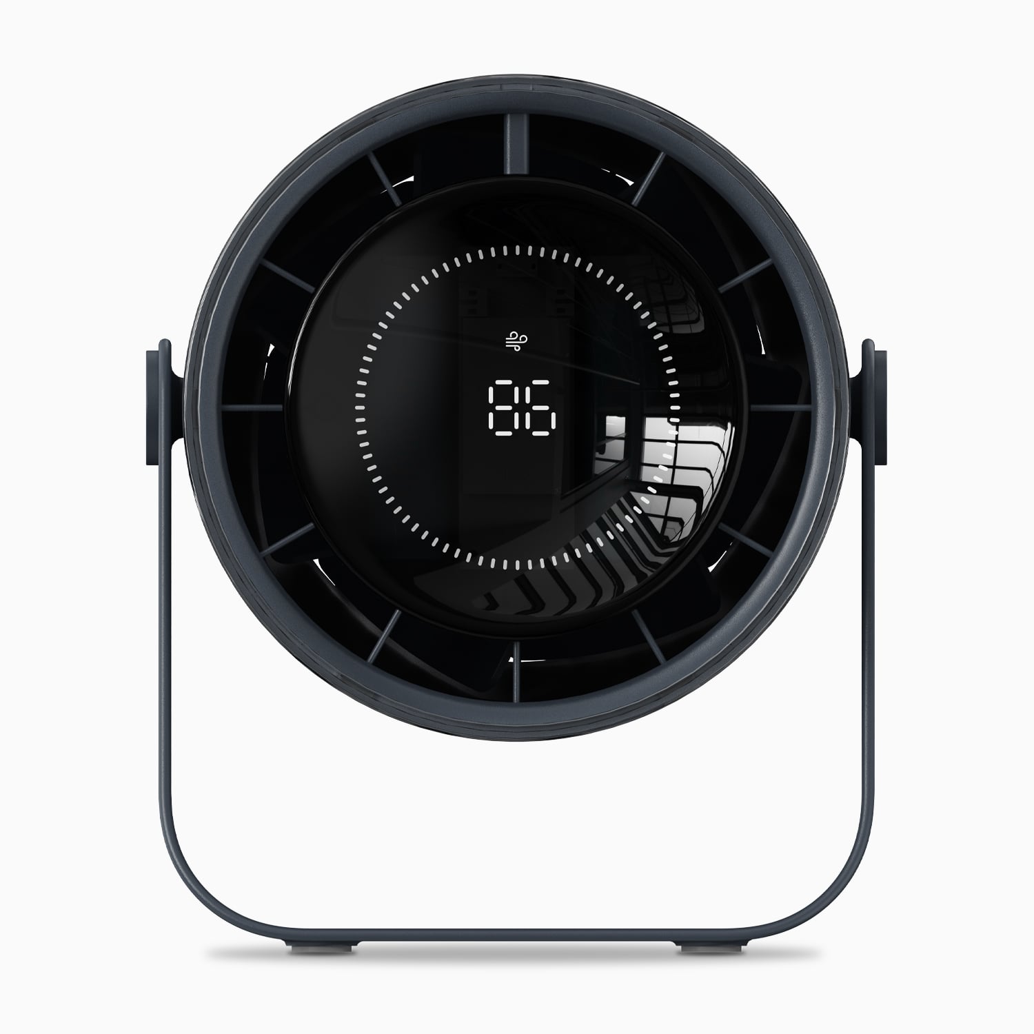 Aluratek Vortex Pro Max Rechargeable Desktop Fan Front View